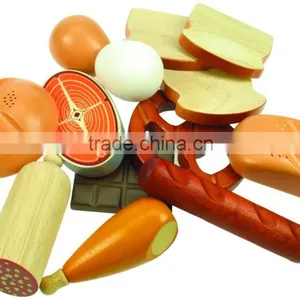 Wooden Bread Kitchen Set Toy for Kids thumbnail-1