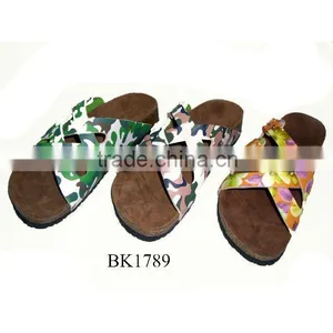 Ladies' Cork Sole Slipper / Cork Slipper / Slipper thumbnail-1