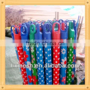 Colorful Pattern PVC Metal Broom Handle thumbnail-1