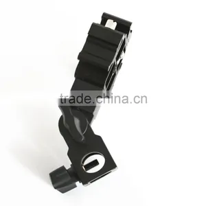 Professional 3 Way Flash Shoe Bracket/Umbrella Holder Light Three Hot Shoe Stand Mount thumbnail-2