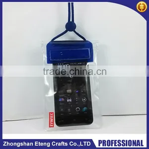 Durable Custom Logo PVC Drawstring Mobile Phone Waterproof Bag,armlet Cell Phone Waterproof Case Quality Choice thumbnail-1