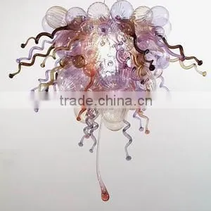 Large Murano Blown Glass Pendant Light, Chihuly Glass Chandelier thumbnail-2