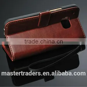 Original Fashion 64 Grain Stand Wallet Flip PU Leather Case With Card Slot For HTC One M9 MT-3459 thumbnail-4