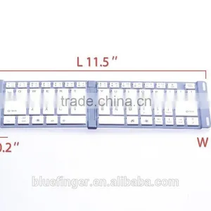 Wireless Bluetooth 3.0 Universal Aluminum Folding Keyboard for Smartphones - for Iphone, Htc,Samsung GALAXY Note 3/Samsung GAL thumbnail-6
