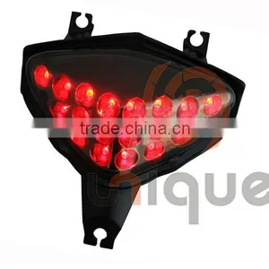 Smoke Motorcycle Integrated Led Tail Lights With Turn Signal for 2008-2009 Suzuki GSX 1300 B-King thumbnail-1