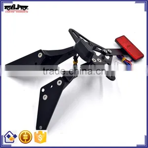 BJ-LPL-TMAX001 Motorbike Fashionable Popular Lisence Plate Bracket Black CNC Aluminum Tail Bracket for Yamaha T MAX 530 thumbnail-2