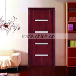 Economic White Oak Timber Glass Interior Soundproof Door thumbnail-3