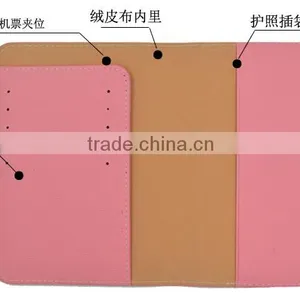 Black Pu Leather Passport Holder thumbnail-6