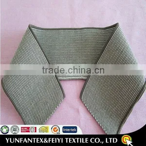 2015 Latest Italy Design 100 Cotton 2x2 Jacket Style Heavy Knitted Striped Rib for Collar Waistband thumbnail-3