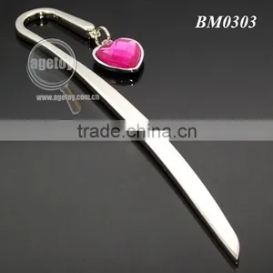 Metal Heart Shaped Bookmark thumbnail-1