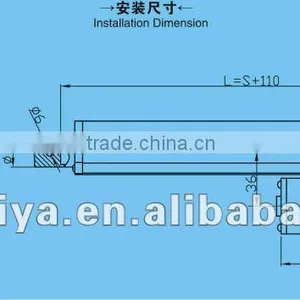 FY017 12V 24V 36V 48V dc Motor Waterproof Mini Linear Actuator for Car Light thumbnail-5