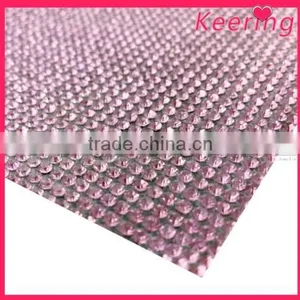 Fashion Square Glass Stone Rhinestone Mesh WRT-012 thumbnail-1