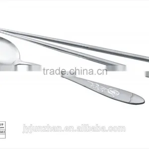 Supermarket Hot-sell Stainless Steel Spoon and Chopsticks Sets With Gift Box Packing thumbnail-3
