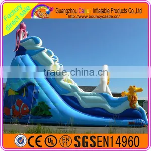 2016 Giant Outdoor Sports for Kids in Summer Inflatable Plastic Dry Slide thumbnail-1