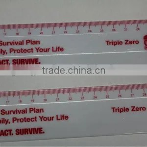 Factory Wholesale 30cm Plastic Ruler thumbnail-4