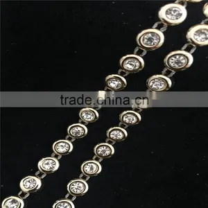 Hot Heart Shape Rhinestone Mesh Plastic Rhinestone Trimming Garment Accessories thumbnail-3