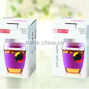 Chinese Wholesale Glass Tea Cup 6 Color Teacup Glass Infuser Handmade Glass Lid Heat Resist Glass Tea Kettle Glass Teaware thumbnail-3