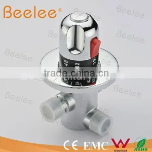 1/2" Brass Thermostatic Shower Mixer Valve,Automatic Thermostatic Valve For Solar/Electrical Water Heaters thumbnail-1
