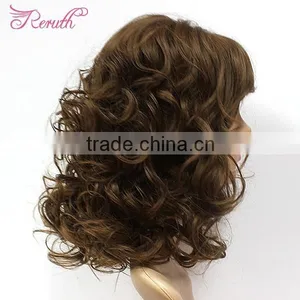 Top Quality 5A Grade Curly Cheap Human Hair Afro Wig thumbnail-3