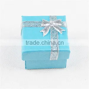 Luxury Small Custom Logo Cardboard Ring Box thumbnail-2