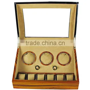 Beautiful Design Custom Printing Wooden Watch Winder Box thumbnail-2