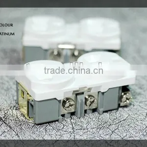 Audiocrast CC EX126-PLATINUM Platinum Plated AC Power Receptacles thumbnail-1