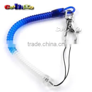 8-1/2"(215mm) Mix Color Expandable Coil With Metal Hook for Mobile Phone Straps #FLQ062B(Mix-s) thumbnail-6