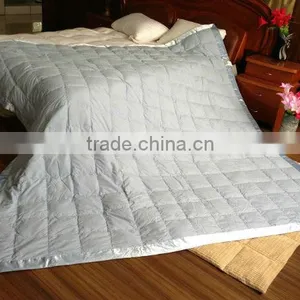 Quilted Solid Gel Microfiber Polyester Blanket thumbnail-1