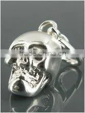 Metal Stull Head Keychain thumbnail-1