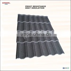 Stone Coated Metal Steel Roofing Material Thermal Insulation Roof Tiles thumbnail-5