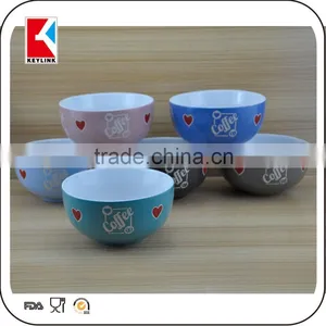 Two-tone Matt Color Cheap Salad Stoneware Soup Ceramic Bowl Wholesale thumbnail-1