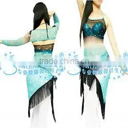 SWEGAL Wholesale Belly Dance Sexy Costume Top and Belt Dance Wear SGBDT3 thumbnail-1