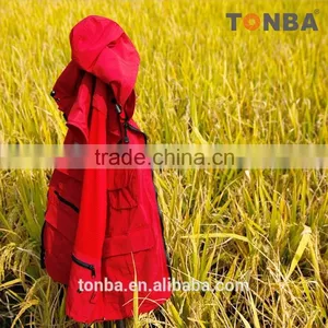 Customized Waterproof Nylon Potography Vest and Camera Vest Jacket-Red thumbnail-6