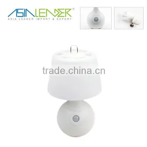 6 White LED + 6 Yellow LED Battery Operated Table Lamp With Night and Motion Sensor thumbnail-1
