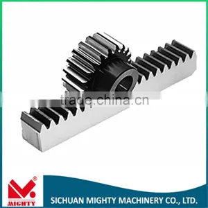 High Precision C45 Steel CNC Gear Rack and Pinion thumbnail-1