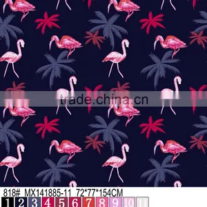 Cartoon Bird Printed 80 Nylon 20 Spandex Fabric for Swimwear thumbnail-3