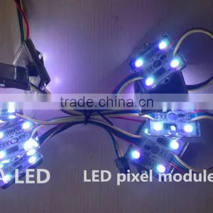 36mm Square 12V Digital RGB Addressable LED Pixels Modules (Strand of 20) - WS2801 thumbnail-1