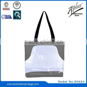 Portable Plastic Transparent PVC Women Shopping Bag Tote Bags 8048# thumbnail-2