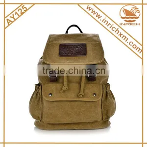 2014 New Design Canvas Drawstring Backpack thumbnail-2