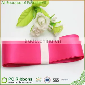 1 1/2" Offray Single Face Satin Ribbon Hot Pink thumbnail-1