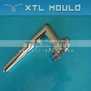 High Corrosion Resistant Polished Chrome-faced Zinc Alloy Door Handles thumbnail-1