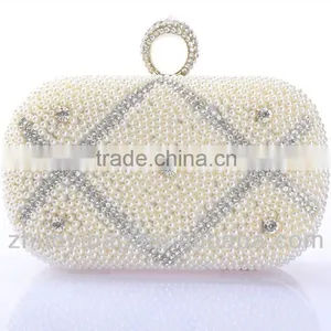 New Crystal Lady Party Box Evening Bags Fashion Clutch Evening Bag thumbnail-1