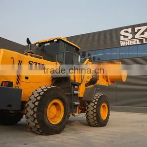 Heavy Construction Equipment 5 Ton SZM 956 ZL50 Chinese Wheel Loader With Hydraulic Transmission thumbnail-3