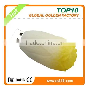 China Wholesale Bulk 2gb 4gb 8gb Cute PVC Cabbage Pendrive thumbnail-2