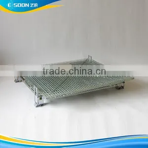 Big Volume Metal Container Box Pallet Cargo Cage With Cover thumbnail-3