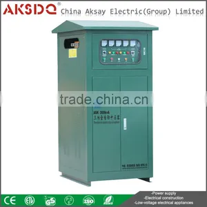 Wholease SBW 300KVA Three Phase Automatic AC Voltage Stabilizer With Servo Motor Protector thumbnail-1
