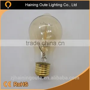 A19 110/220V 40W Amber Edison Incandescent Lamp E26/E27 thumbnail-1