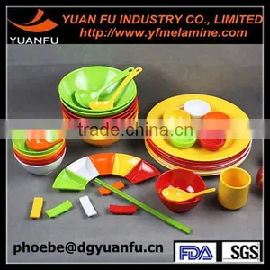 CE,FDA,LFGB Certification Two-tone Plastic Wholesale Disposable Melamine Tableware thumbnail-4