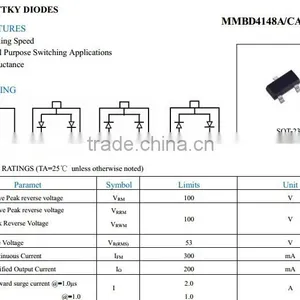 High Quality Diode IN4148 DO-35 thumbnail-1