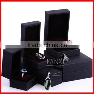 High Quality Luxury Custom Black Jewelry Box Whole Set Jewelry Packaging Box thumbnail-1